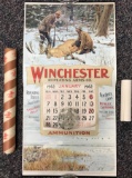 Vintage 1962 Winchester advertising calendar