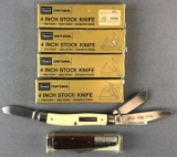 Group of 5 Craftsman Folding Pocket Knives in Original Packaging