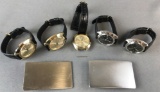 7 piece group Mens Westclox Wristwatches and more