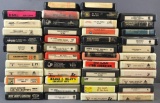 Group of 40+ vintage 8-track tapes