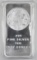 Buffalo Design 10oz. .999 Fine Silver Ingot / Bar.