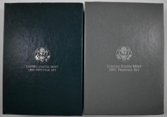 Group of (2) U.S. Prestige Proof Sets.
