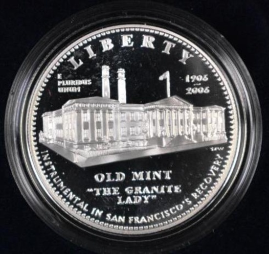 2006 S Old Mint Commemorative Silver Dollar Proof.