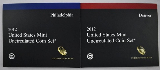 2012 U.S. Mint Set P & D.