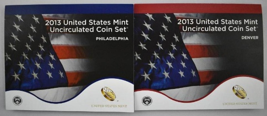 2013 U.S. Mint Set P & D.