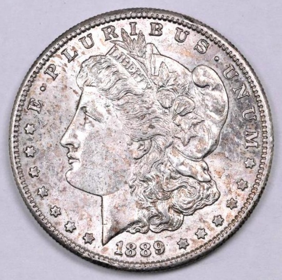 1889 S Morgan Silver Dollar.