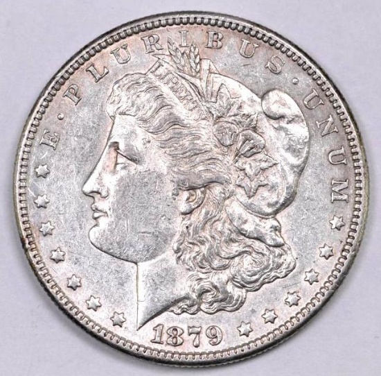 1879 S Rev of 78 Morgan Silver Dollar.