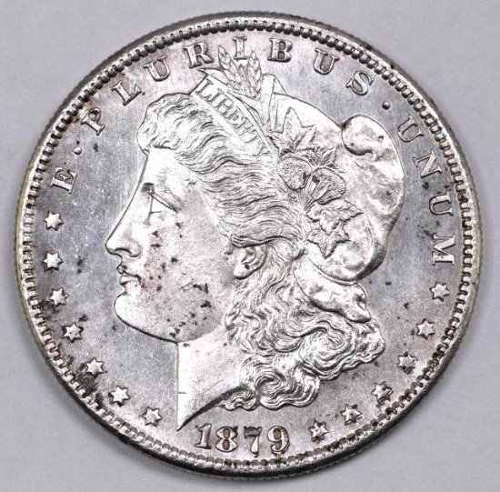 1879 S Rev. of 79 Morgan Silver Dollar.