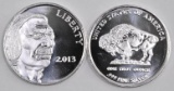 Group of (2) 2013 Indian / Buffalo 1oz. .999 Fine Silver Round.