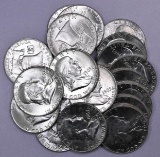 Group of (20) 1963 D Franklin Silver Half Dollars.