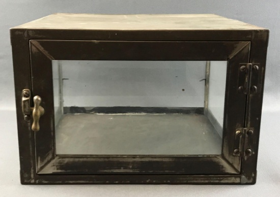 Vintage Metal and Glass Case