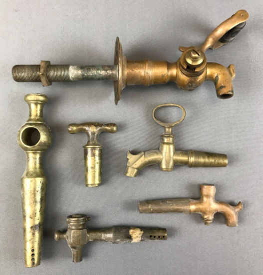 Group of 6 : Antique Spigots