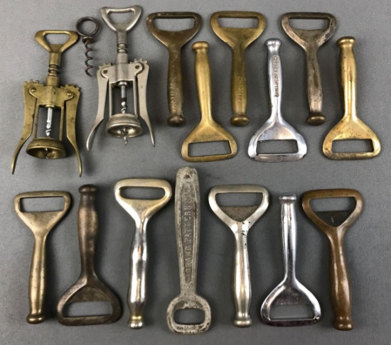 Group of 16 : Corkscrews and Bottle Openers