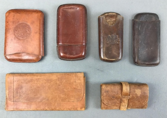 Group of Vintage Cigar Holders, Wallets + more