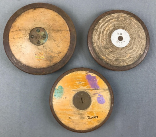 Group of 3 : Antique Disci