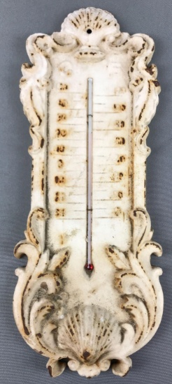 Vintage Cast Iron Thermometer