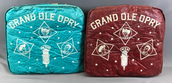 Vintage "Grand Ole Opry" Seat Cushions