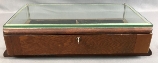 Antique Countertop Display Showcase