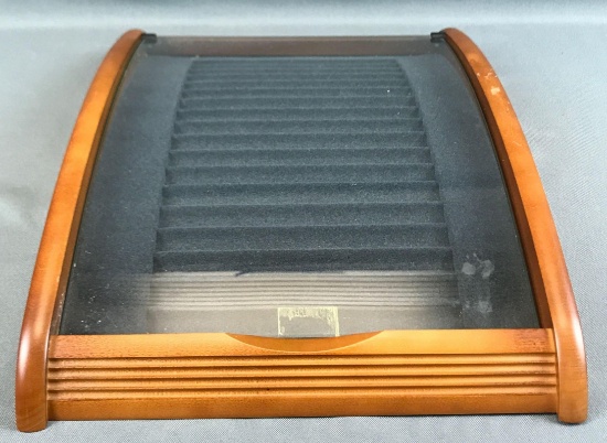 Vintage Curved Countertop Display Case
