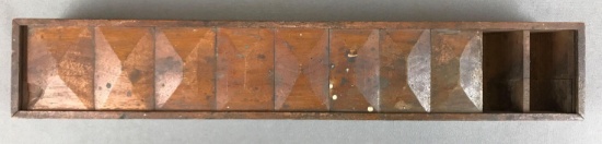 Vintage Hand Crafted Wooden Storage Box