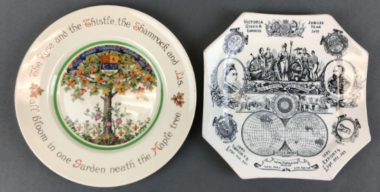 Lot of 2 : Vintage Collector Plates - Royal Doulton; Nestle and Huntsman