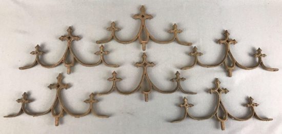 Group of 20+ : Antique Iron Fence Spires