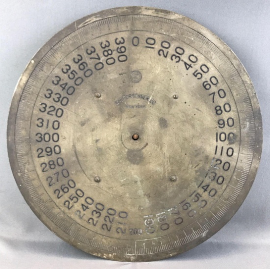 Vintage "RH Forschner Co." Scale Face