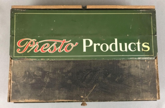 Antique "Presto Products" Counter Display