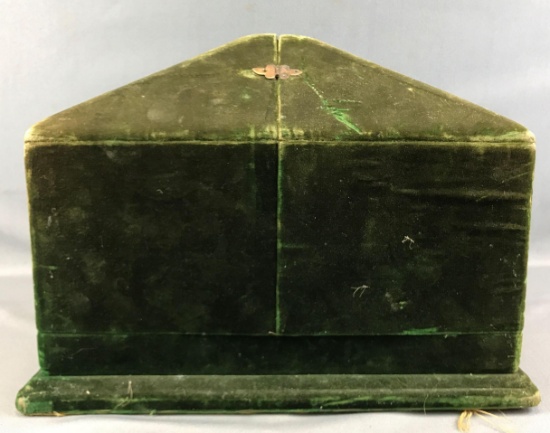 Vintage Velvet JR & W Laing Display Box
