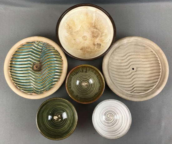 Group of 6 : Pottery Bowls