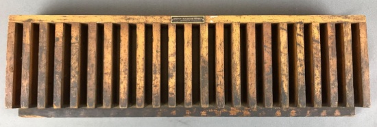 "Anton Machine Works" Machinist Parallels Rack