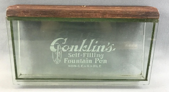 Antique Conklin Self-filling Fountain Pen Display Case