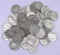 Group of (100) Mercury Silver Dimes.