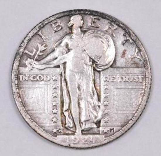 1924 D Standing Liberty Silver Quarter.