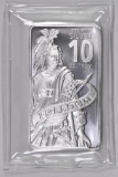 Freedom Design 10oz. .999 Fine Silver Ingot / Bar.