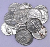 Group of (20) Walking Liberty Silver Half Dollars.