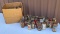 group of 60+ vintage beer cans steel sided