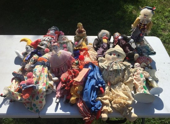Large group of Clowns