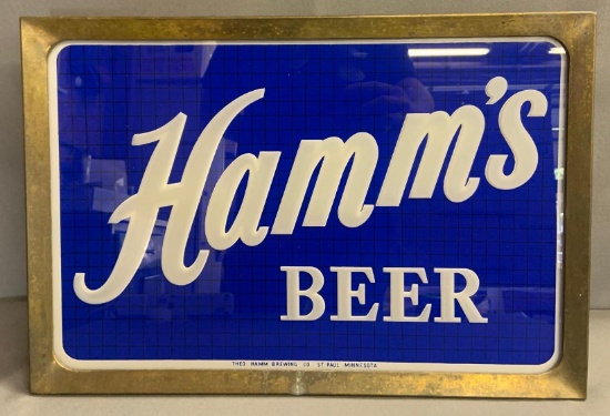 Vintage hamms beer light up advertising double sided Beer Sign