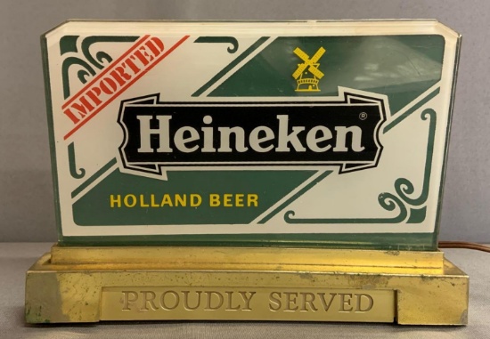 Vintage Heineken advertising cash registers topper