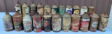 Group of 20 cone top beer cans