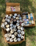 Approximately 100 vintage tall boy beer cans