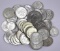 Group of (54) Collector Silver Kennedy Half Dollars, Eisenhower Dollars & more.
