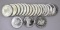 Group of (20) Vintage 1985 A-Mark 1oz. .999 Fine Silver Rounds.