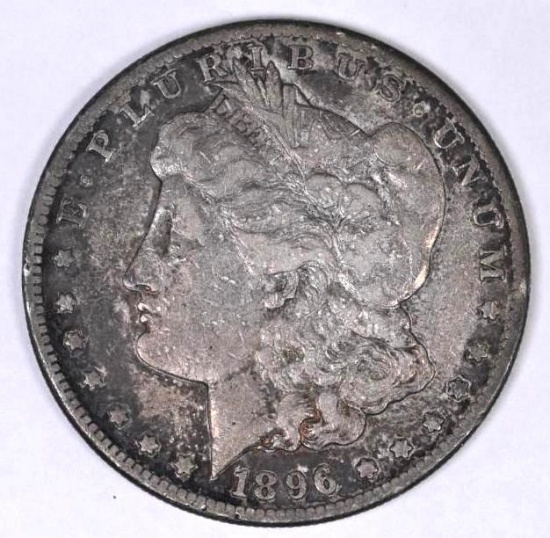 1896 S Morgan Silver Dollar.