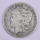 1902 S Morgan Silver Dollar.