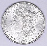 1897 P Morgan Silver Dollar.