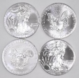 Group of (4) 2015 American Silver Eagle 1oz.