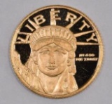 Independent Living Bullion 1/10thoz. .9999 Fine Gold Round.