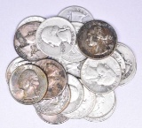 Group of (20) Washington Silver Quarters.